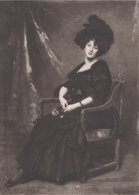 Portrait of Mlle Lee-Robins
from the painting by E. A. Carolus-Duran